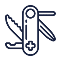 Dive knives icon