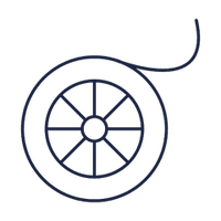 Reels & line icon
