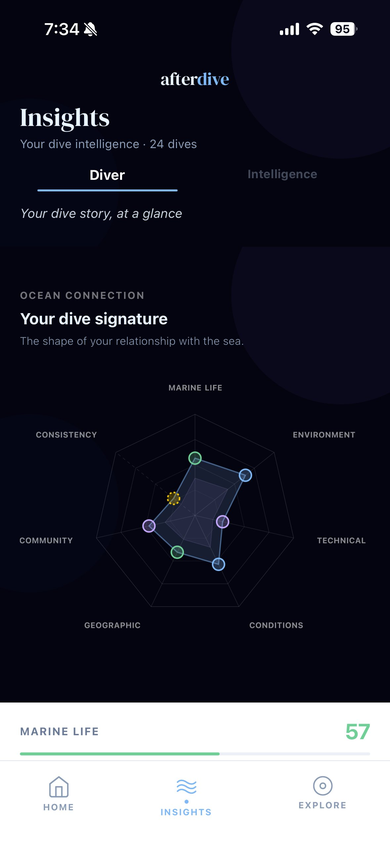 Insights - Dive Fingerprint
